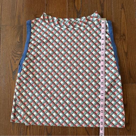ZARA Geometric Print Sleeveless Top 70’s Retro Style
Size Medium - Picture 3 of 7